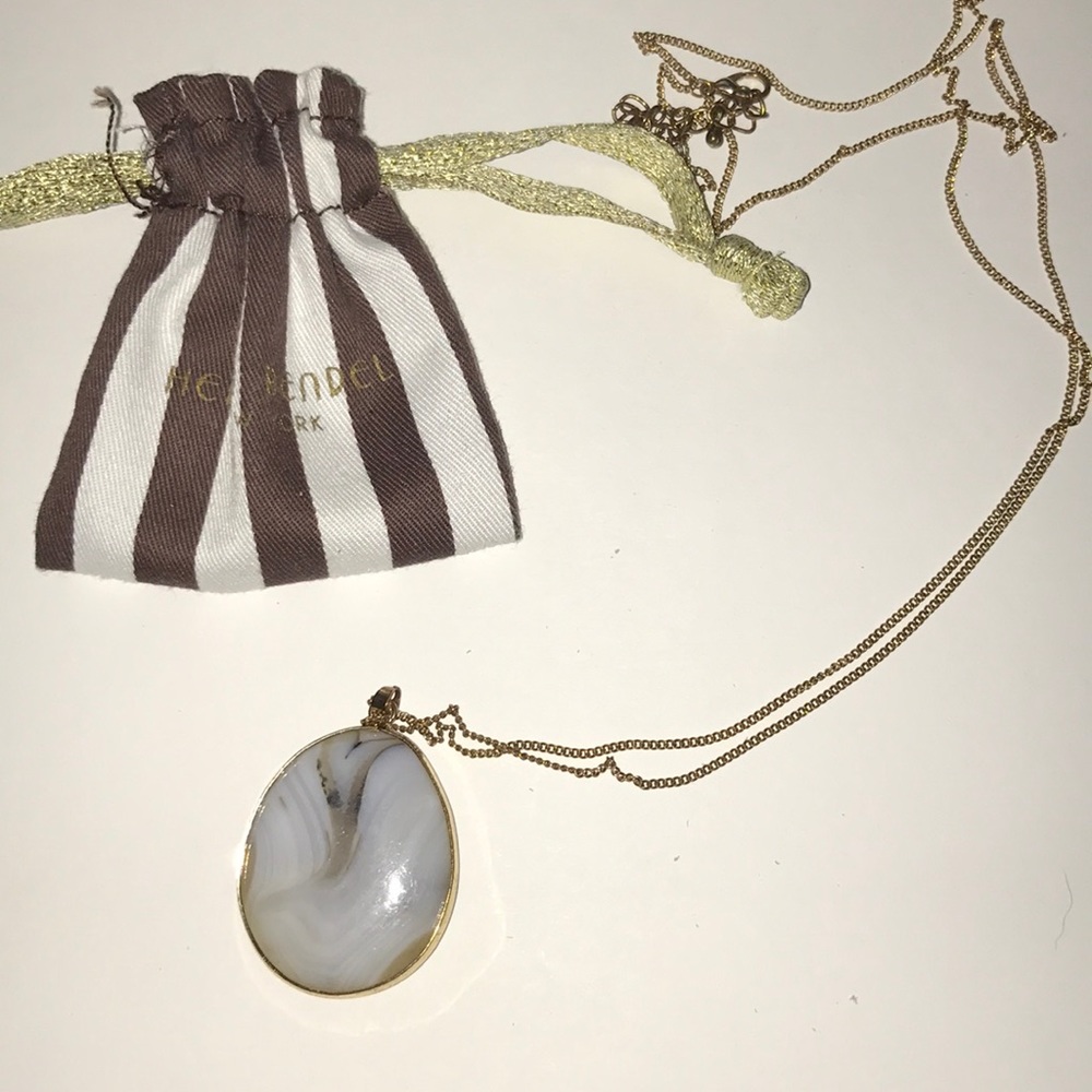 Original Henri Bendel stone pendant